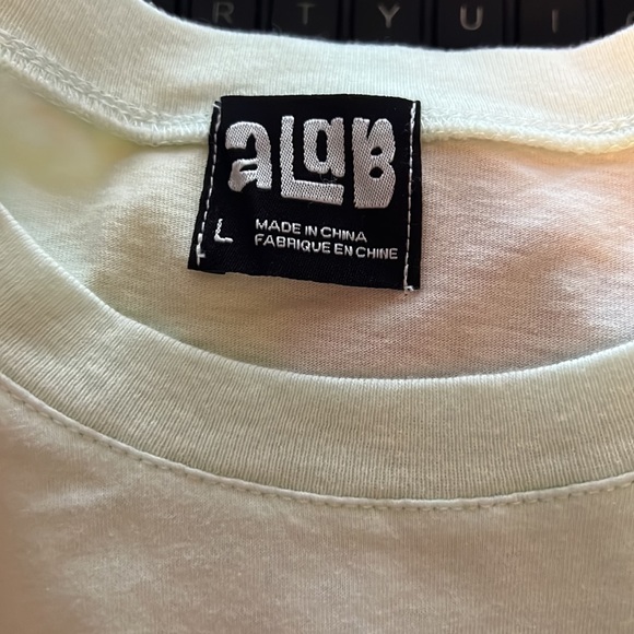 Zumiez A-Lab Aby Far Out Rainbow Tie Dye Long Sleeve T-shirt Large NWT - Picture 6 of 6